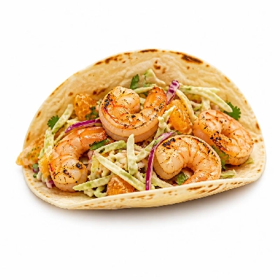 Wahoo's Fish Taco Skinny Citrus Slaw Shrimp Taco Side White Rice White Beans