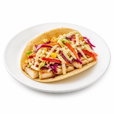 Wahoo's Fish Taco Skinny Taco Citrus Slaw Banzai Veggie