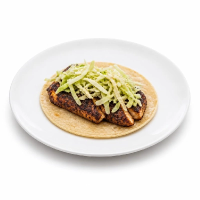 Wahoo's Fish Taco Skinny Taco Citrus Slaw Chicken Blackened