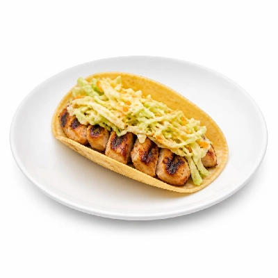 Wahoo's Fish Taco Skinny Taco Citrus Slaw Chicken Charbroiled