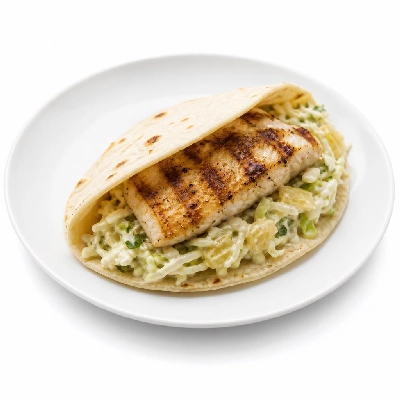 Wahoo's Fish Taco Skinny Taco Citrus Slaw Fish Charbroiled