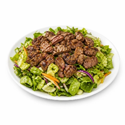 Wahoo's Fish Taco Sunset Chopped Salad with Carne Asada