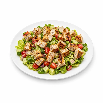 Wahoo's Fish Taco Sunset Chopped Salad with Charbroiled Chicken