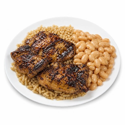 Wahoo's Fish Taco Wahoo's Bowl Chicken Charbroiled Brown Rice White Beans