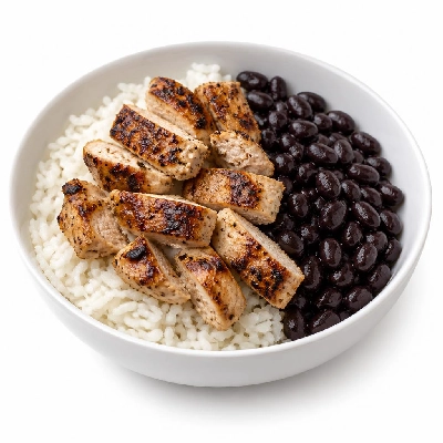 Wahoo's Fish Taco Wahoo's Bowl Chicken Charbroiled White Rice Black Beans