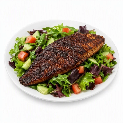 Wahoo's Fish Taco Wahoo Salad Fish Blackened
