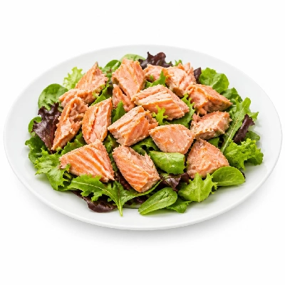 Wahoo's Fish Taco Wahoo Salad Salmon