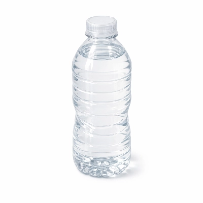 Water bottled non-carbonated evian