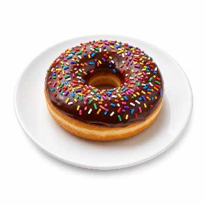 Wawa Bakery Chocolate Frosted Donut with Sprinkles