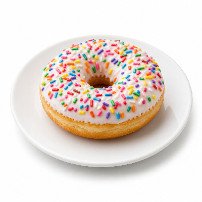 Wawa Bakery Vanilla Frosted Sprinkle Donut