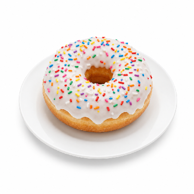 Wawa Bakery Vanilla Sprinkle Donut