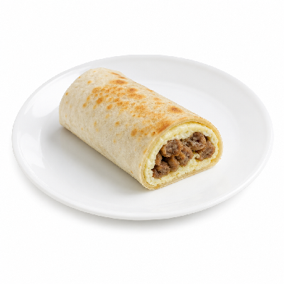 Wawa Beyond Sausage Patty Egg White Omelet Breakfast Burrito