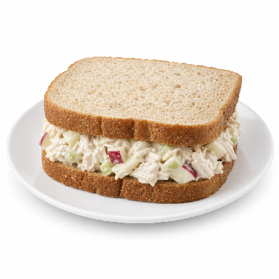 Wawa Chicken Salad Sandwich with Apples
