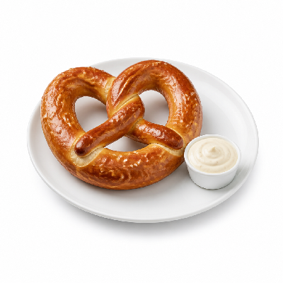 Wawa Express Hot Snacks Sweet Cream Cheese Pretzel