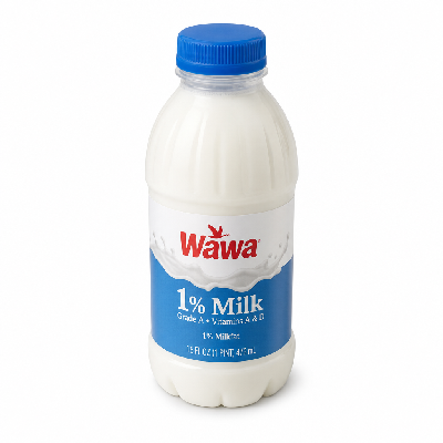 Wawa Milk 1% 16 Oz Packaged