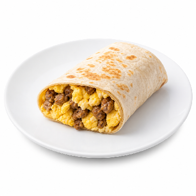 Wawa Sausage Egg Breakfast Burrito