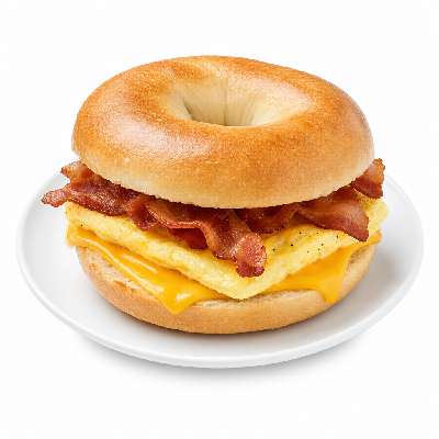 Wawa Sizzlis Bacon Egg & Cheese Bagel
