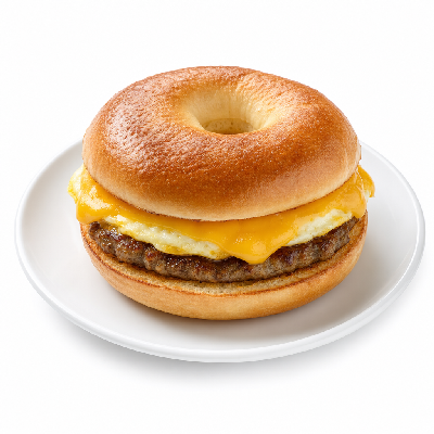 Wawa Sizzlis Sausage Egg & Cheese Bagel