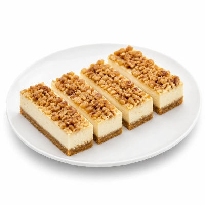 Wegmans Bakery Dessert Bars Walnut Cheesecake