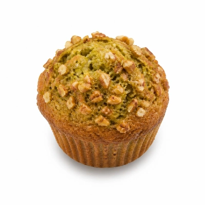 Wegmans Bakery Muffins Pistachio Flavored with Walnuts