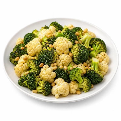 Wegmans Deli Holiday Dinners Broccoli & Cauliflower with Pine Nuts