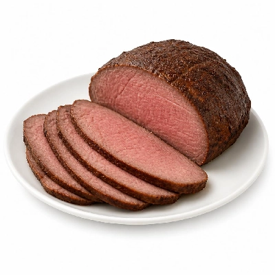 Wegmans Meat Beef Eye Round Roast Steak Roasted Broiled