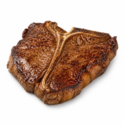 Wegmans Meat Beef Porterhouse T-Bone Steak Broiled