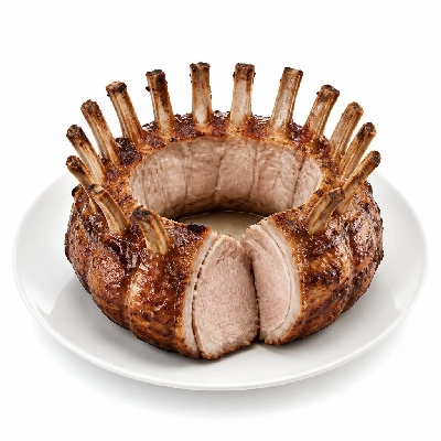 Wegmans Meat Pork Crown Roast Bone-in Roasted