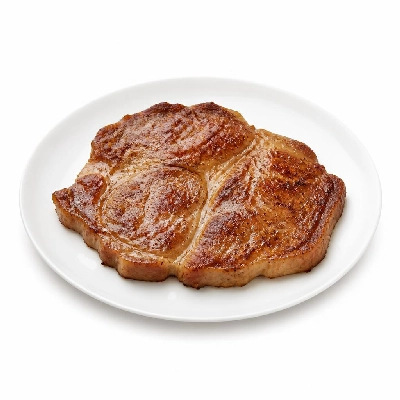 Wegmans Meat Pork Steak Butt Shoulder Broiled