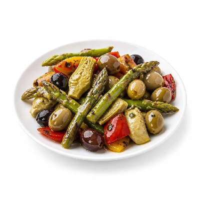 Wegmans Mediterranean Olive Bar Antipasto Grilled Asparagus Salad