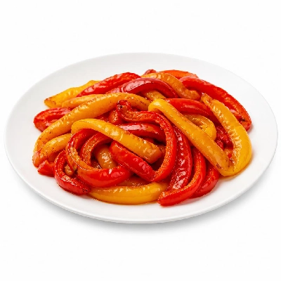 Wegmans Mediterranean Olive Bar Antipasto Roasted Red and Yellow Pepper Strips