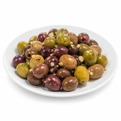 Wegmans Mediterranean Olive Bar Mount Athos with Garlic