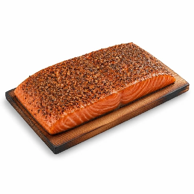 Wegmans Prepared Foods Cedar Plank Salmon with Brown Sugar Pepper Blend