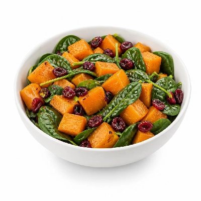 Wegmans Prepared Foods Club Pack Butternut Squash with Baby Spinach & Craisins