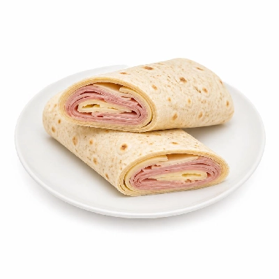 Wegmans Prepared Foods Half Sandwich Combos Balsamic Ham & Swiss Wheat Wrap