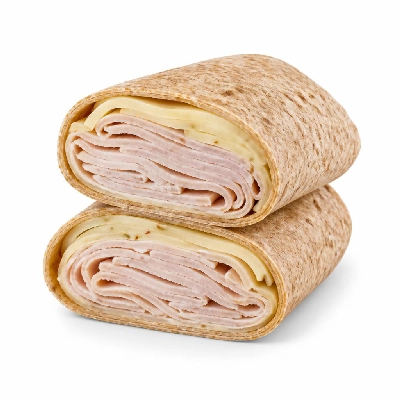 Wegmans Prepared Foods Half Sandwich Combos Turkey & Pepperjack Wheat Wrap