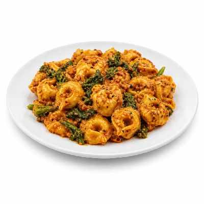 Wegmans Prepared Foods Packaged Pasta Meals Cheese Tortellini with Rappi & Sundried Tomato Pesto Sauce
