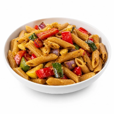 Wegmans Prepared Foods Packaged Pasta Meals Whole Wheat Penne with Roasted Vegetables & Garlic Oil