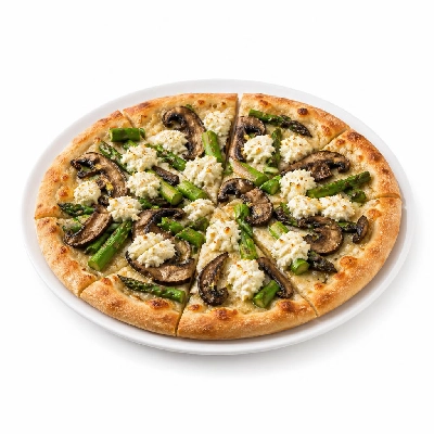 Wegmans Prepared Foods Pizza Asparagus Portobello & Ricotta