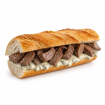 Wegmans Prepared Foods Sandwiches Fresh Chipotle Beef & Blue Baguette