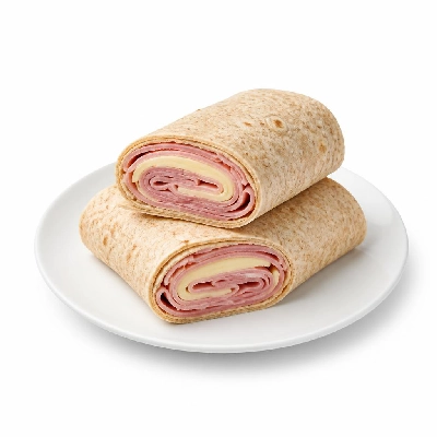 Wegmans Prepared Foods Sandwiches Fresh Honey Ham & Swiss Wheat Wrap