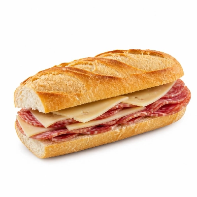 Wegmans Prepared Foods Sandwiches Fresh Salami and Asiago Baguette