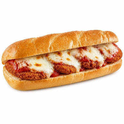 Wegmans Prepared Foods Sub Shop Old Fashioned Hot Chicken Parm Sub 7 Inch