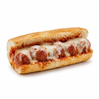 Wegmans Prepared Foods Sub Shop Old Fashioned Hot Meatball Sub 7 Inch