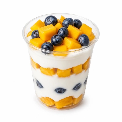 Wegmans Prepared Foods Super Yogurt Parfaits Fruit & Jammin' Mango Blueberry Plain