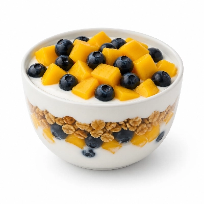 Wegmans Prepared Foods Super Yogurt Parfaits Fruit & Jammin' Mango Blueberry with Granola