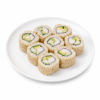Wegmans Prepared Foods Sushi Brown Rice California Roll