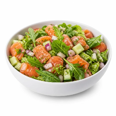 Wegmans Prepared Foods Sushi Roll N' Wrap Smoked Salmon Salad