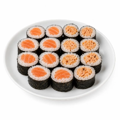 Wegmans Prepared Foods Sushi Roll N' Wrap Spicy Chicken & Smoked Salmon