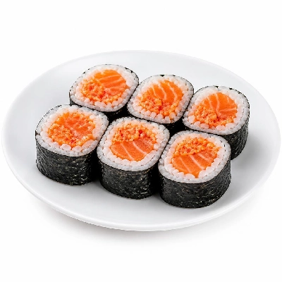 Wegmans Prepared Foods Sushi Spicy Salmon Roll Medium